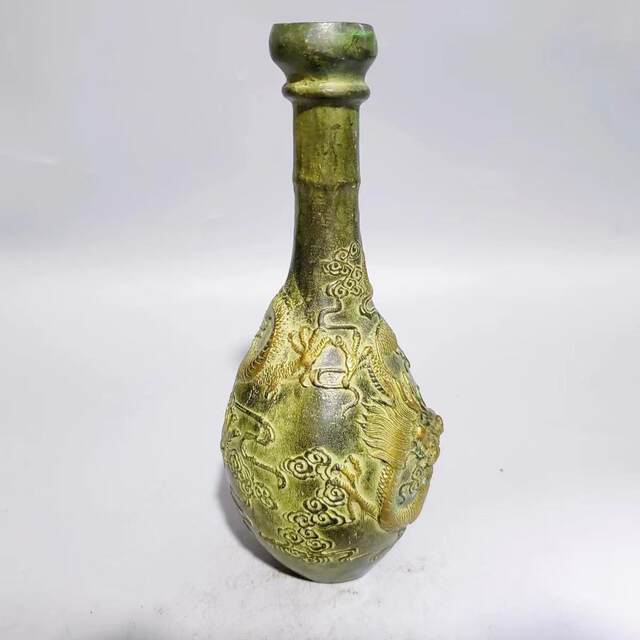 Antiques, miscellaneous copperware, dragon pendulum, Fengxiang vase, nostalgic craftsmanship, old home decoration, STK pieces, art jewelry, retro antique