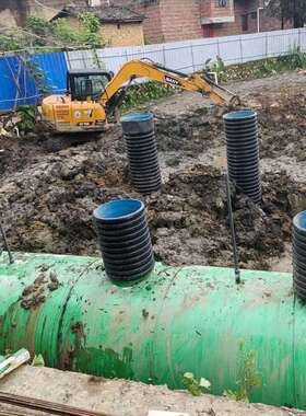 玻璃新模压化粪池污水381处设理备净化槽耐钢腐蚀农村改造隔油池