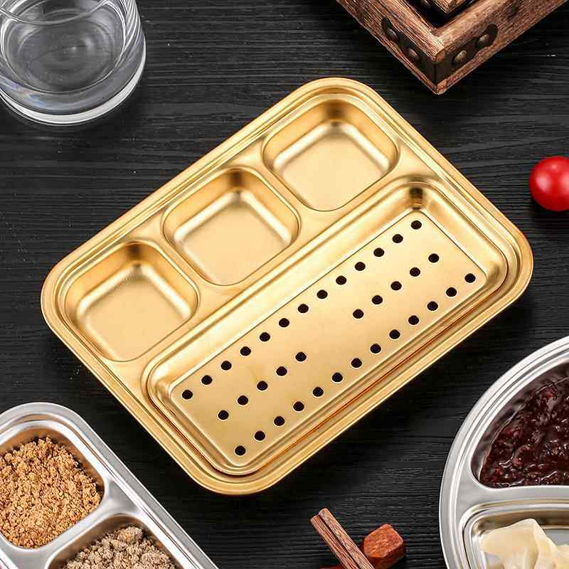 304不锈钢烤肉蘸料盘子韩式烧烤分格调料盘火锅酱料碟烤肉店餐具,淘宝优惠券,粉丝福利购,淘宝优惠卷
