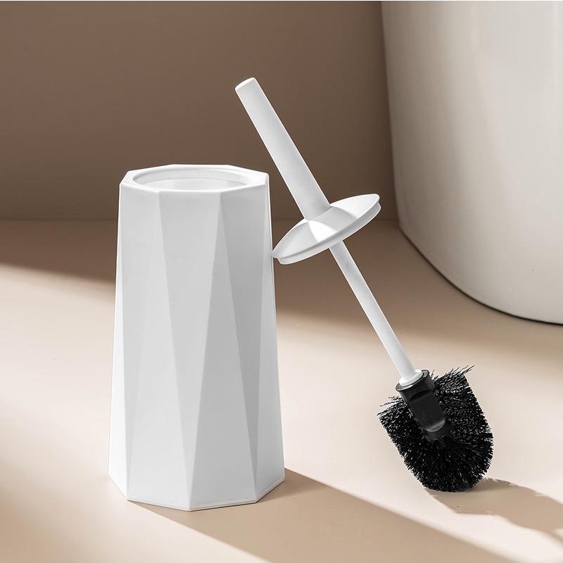 Toilet brush household toilet brush set plastic cleaning brush toilet brush with base toilet brush toilet brush brush