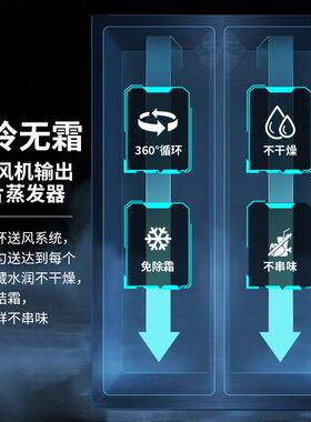 冷藏展示柜酒水饮料柜立式冰柜风冷冰箱超市摆摊大容量保鲜