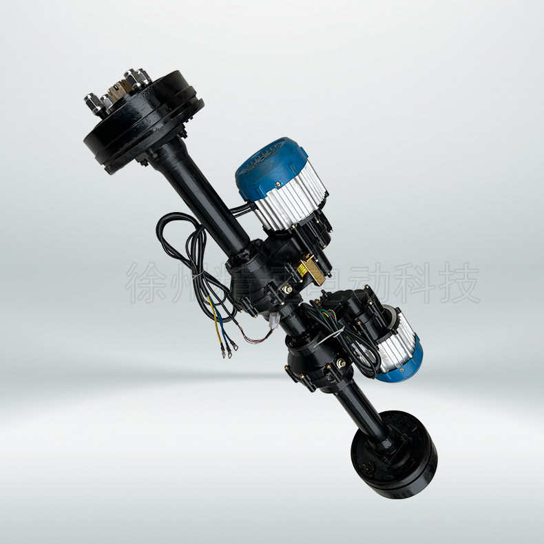 四驱差速桥变档分体后桥履带车驱动油刹180后桥1000瓦电机 - 图1