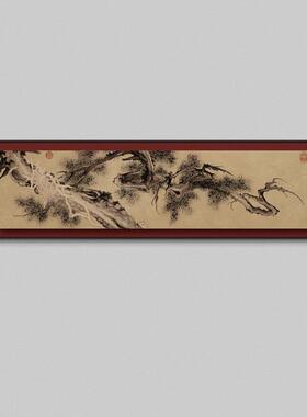 新款东方美学| 何为~茶道挂画究式竟有多重要中茶室新长条横幅装