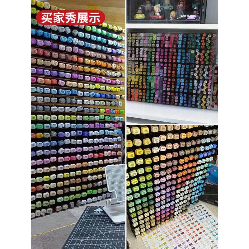 丙烯马克笔收纳架斜插式笔架展示架桌面彩笔文具店支架美术画笔收,淘宝优惠券,粉丝福利购,淘宝优惠卷