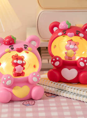 灯创意树脂小夜灯卧室床头灯摆件书房装饰男女情侣礼物