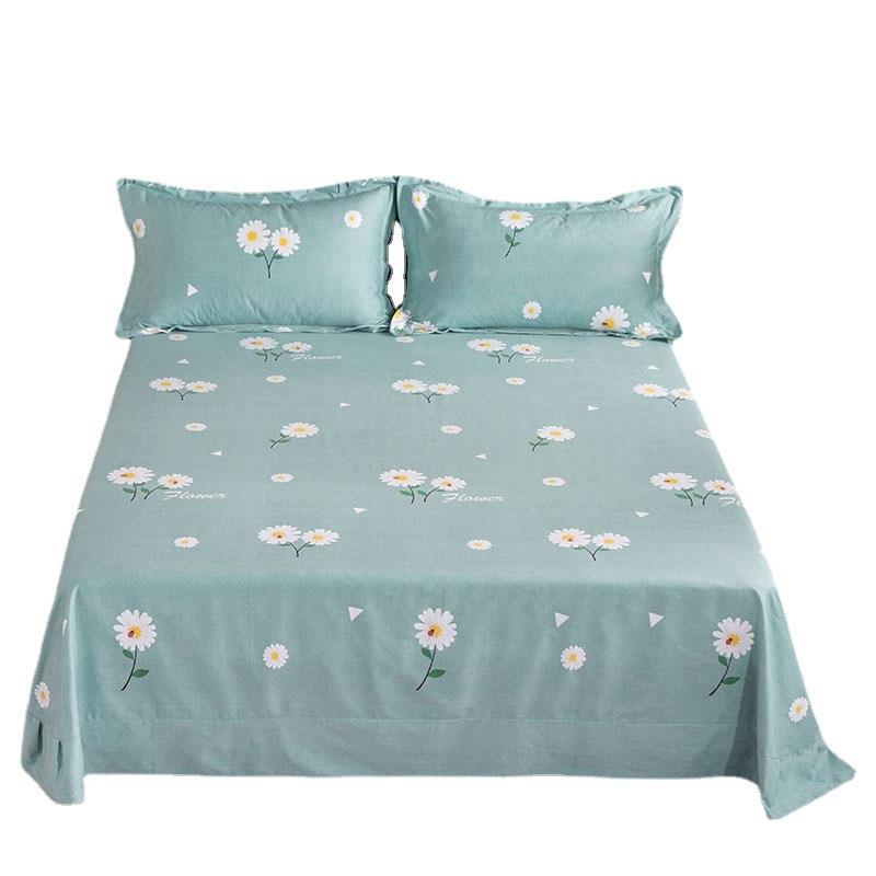 秋冬厚磨毛床单纯棉单人宿舍双家加用圆角吊边床单床AY-2025-上用 - 图3