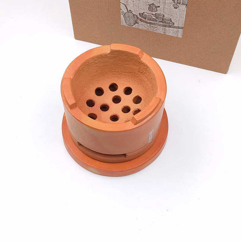 Wanxing Hao Fujian Fubang stove tea room desktop handmade small charcoal stove tea stove wind stove red clay small stove Kung Fu tea set