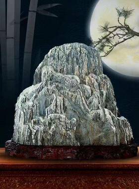 天然原石泰山石敢当镇宅补角办公室靠山石头假山摆件泰山原石