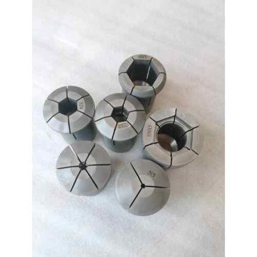 数控仪表车床 六角成品夹头 台阶 通孔0640 高频 淬火 对边5-50 - 图1