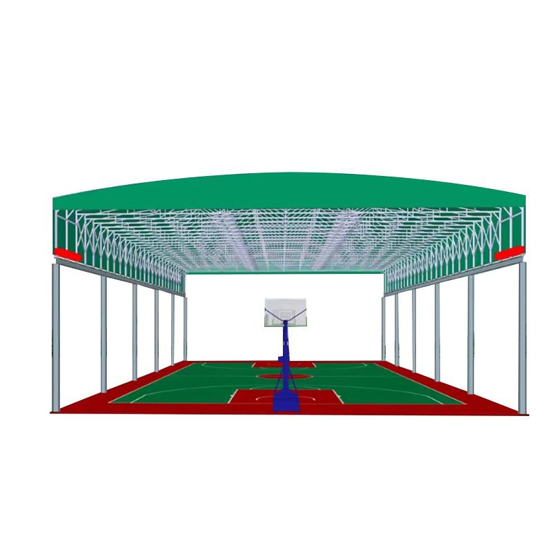 膜结构篮球足球场体育场看台景观棚张拉膜羽毛球网球场雨棚遮阳棚 - 图3