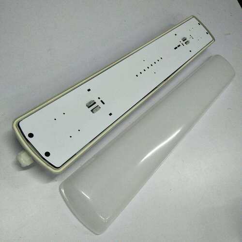 T8/T5 共用灯体三防灯外壳 防眩光LED三防灯罩 40WLED灯具灯壳 - 图0