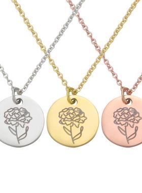 BirthdayNecklace跨境现货吊坠