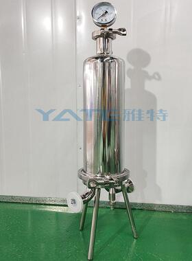 微孔过滤器梨汁果汁残渣精密过滤机食品饮料折叠滤芯过滤设备