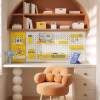 Hole board on the wall, no punching required, student desk wall storage rack, metal magnetic suction back-to-school study desk wall storage