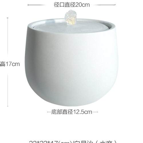 流水摆件喷泉循环水系现代简约水景玄关客厅卧室办公室桌上装饰品 - 图2