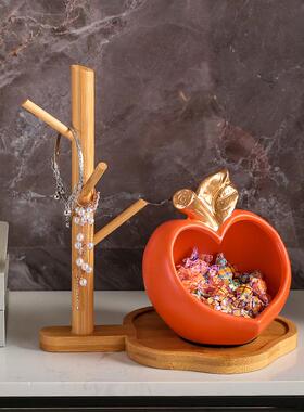 创意放钥匙收纳摆件神器置物架现代玄关鞋柜入户进门口客厅装饰品