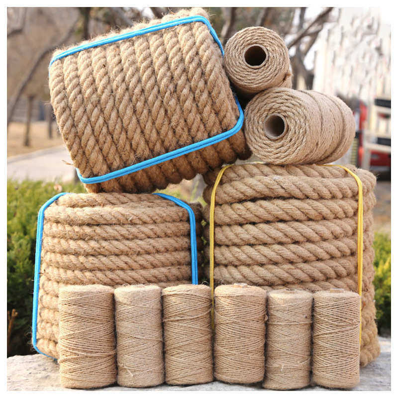 粗麻绳绳子手工编织复古捆绑黄麻绳  手工DIY材料复古风装饰吊顶,淘宝优惠券,粉丝福利购,淘宝优惠卷