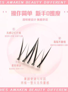 姿芸朵四大美女系列睫毛书大容量下睫毛貂蝉西施玉环昭君假睫毛