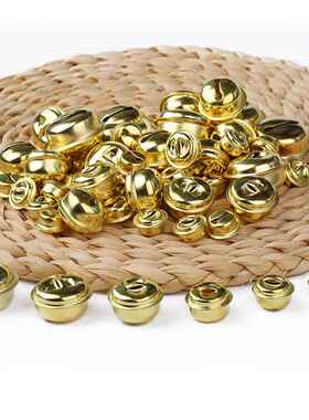 新款直销金属一字铃铛 金色舞蹈花棍小铃铛宠物铃铛服饰配件逗猫