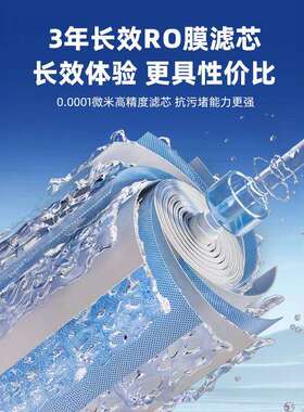 反渗透净水器厨房自来水过滤器直饮纯水机净水直饮水双出水净化器