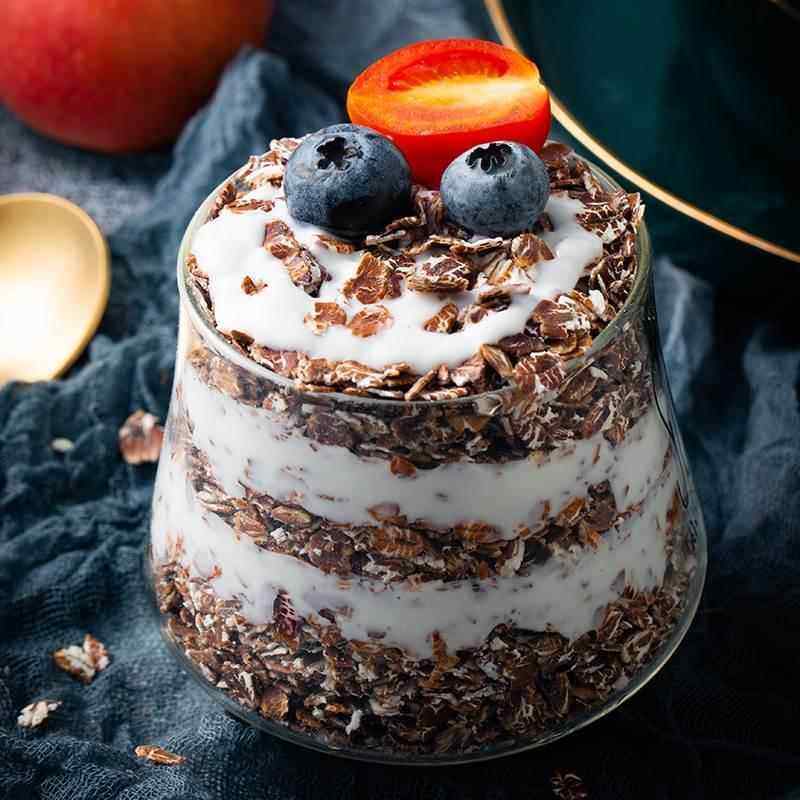 黑麦片高纤低脂燕麦片早餐冲饮即食无糖精无脱脂健身营养代餐食品,淘宝优惠券,粉丝福利购,淘宝优惠卷