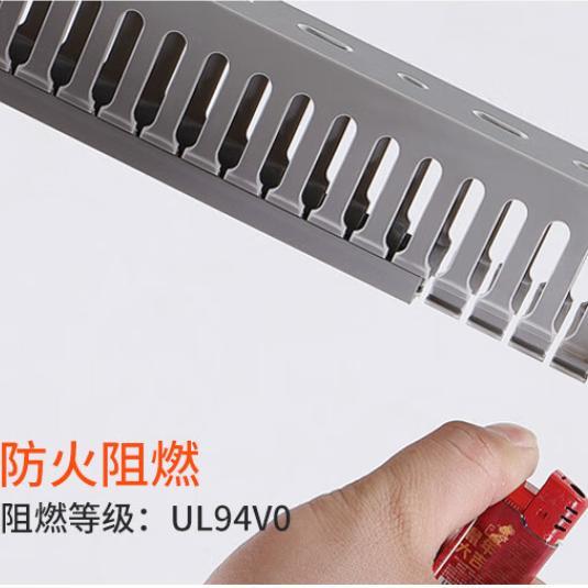 UL认证台湾原装KSS绝缘配线槽行线槽进口走线槽塑料桥架VD线槽2米 - 图3
