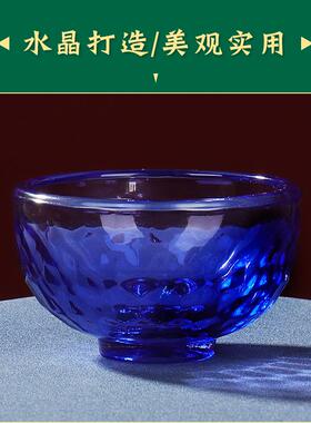 七彩水晶供水碗七宝净水套杯家居用品七个供水批量/家用发摆件