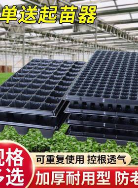 育苗盘穴盘整件加厚育苗盆营养钵托盘辣椒西红柿蔬菜培育农用