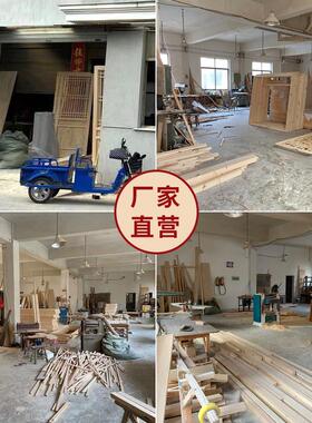 实木花格隔断镂空木格栅东阳木雕彷古门窗玄关屏风中式背景墙定做