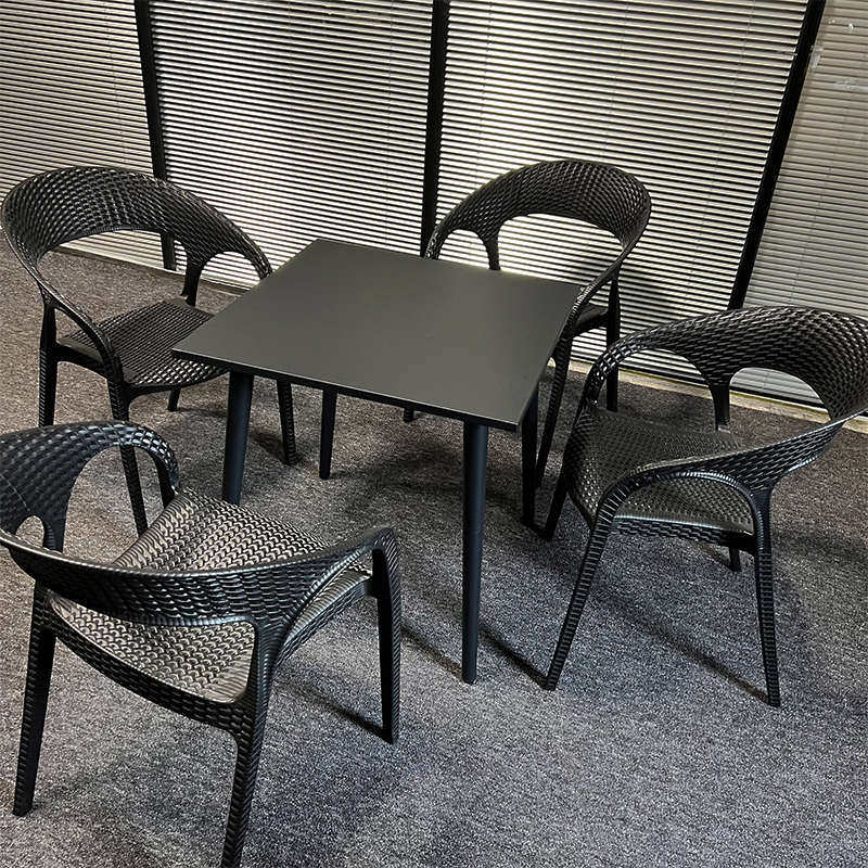 休闲碳钢小圆餐桌椅正方形阳台洽谈咖啡桌奶茶店户外摆桌子家用,淘宝优惠券,粉丝福利购,淘宝优惠卷