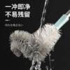 Steel ball brush long handle toilet brush household no dead angle toilet brush squat toilet 2026 new right angle cleaner