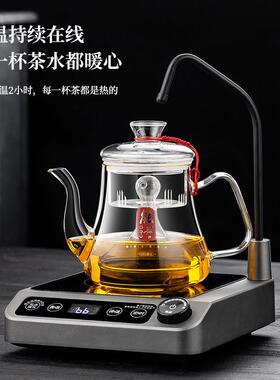 茶总堂自动上水电陶炉烧水快煮壶煮茶泡茶迷你抽水保温玻璃铁壶