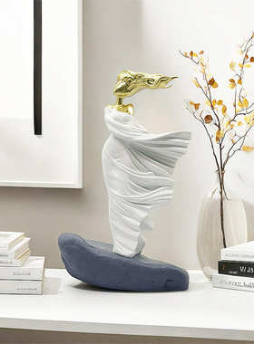 玄关客厅电视柜酒柜家居装饰品春风魅影艺术人物摆件