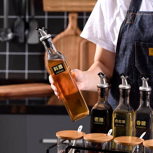 厨房组调料YOL盒家用合装调料组合套装盐罐收盒酱纳油调醋料瓶一 - 图2