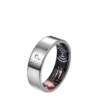Smart ring heart rate blood oxygen health step counting pressure monitoring tungsten steel titanium steel ring black technology video artifact