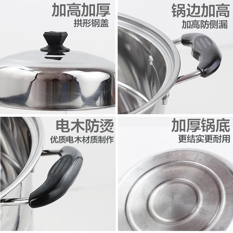 加厚不锈钢蒸锅双层大号家用蒸煮三层电磁炉超大蒸包子蒸鱼蒸馍锅 - 图2