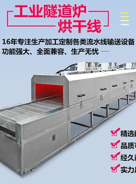 隧道炉烘干线MAGA-102不烘锈钢铁氟龙带网输送式干线全自动温食品