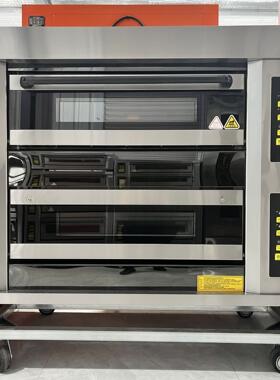 商用双层蛋挞烤炉 4盘食品烤箱甲板炉 Bakery equipment