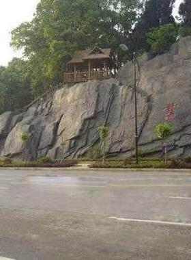 大型水泥假山流水喷泉室内外庭院塑石护坡假山户外鱼池造景驳岸石