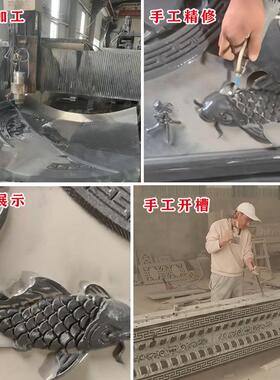 石雕影壁墙庭院迎门福字照壁农村中式屏风大理石浮雕别墅花岗岩