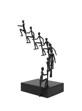 现代轻奢步桌步升摆件办公玄关高面摆设酒店USU室样板间隔断柜装