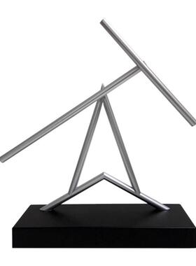 德国牛顿摆动钢铁侠混沌摆永动机摆件高档商务礼品家居反重力模型