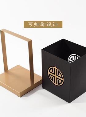 特价 新中式创意金属样板房玄关电视柜摆件客厅酒柜摆设软装饰品