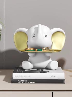 奢大象关摆柜件奶油风装饰客厅电视柜酒玄吉祥如轻意收RKD5766纳