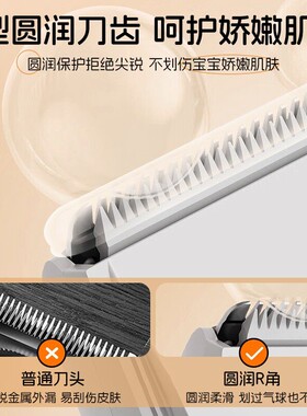 守林鸟儿童理发器自动吸发静音电动推剪婴幼儿宝宝剃头发家用SLN