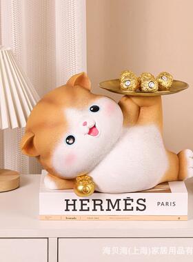 意招财铺猫摆件办公家创居店业开北BB2729-5欧树脂工艺品礼品客厅