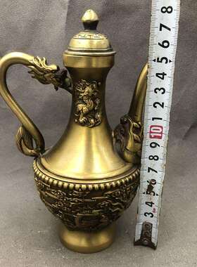 纯铜铜壶 酒壶 水壶 龙凤壶 双龙壶 提梁壶老式宫廷壶