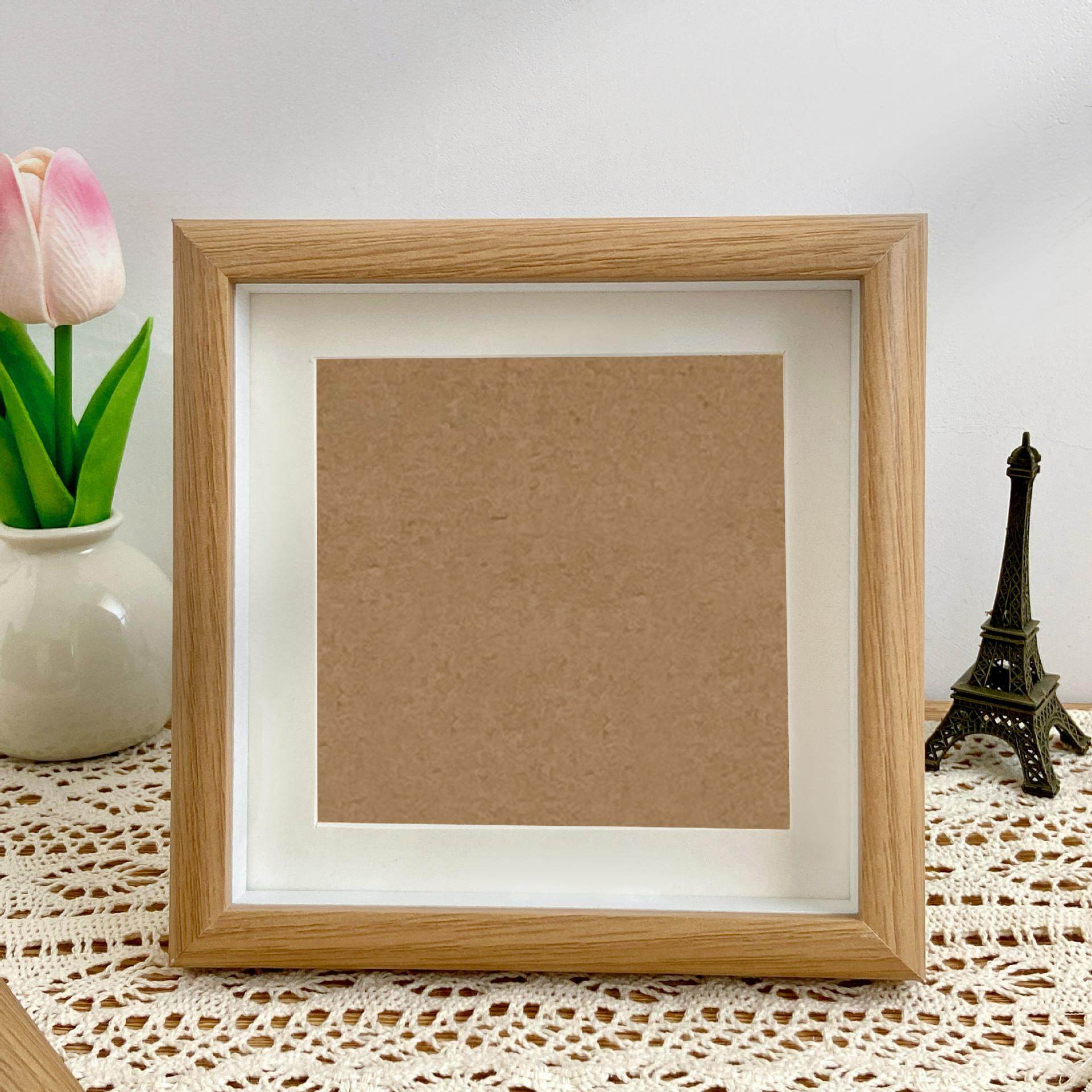 中空相框茶叶标本框架立体镂空摆台67寸8寸木质创意装饰摆件,淘宝优惠券,粉丝福利购,淘宝优惠卷