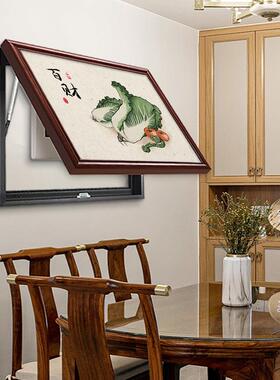 定做饰五谷登装画中式电表遮箱画免打孔挡闸电盒寓新意好餐厅挂丰