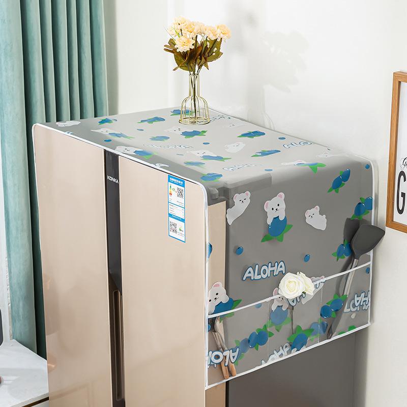 Dust cover refrigerator thickened protective storage hanging bag